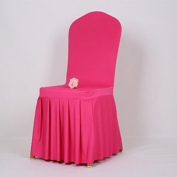 

chair covers stretch skirt decor spandex dining wedding party banquet
