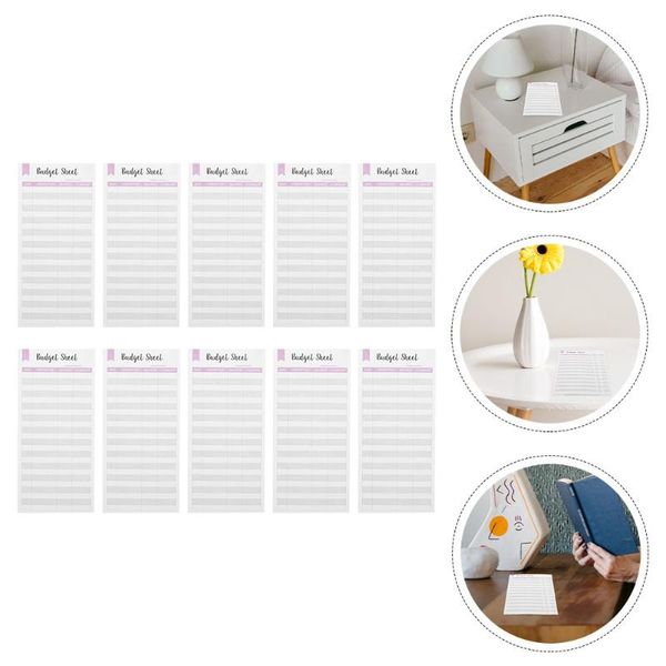 

gift wrap 18pcs consumption cards budget sheets expense for personal use