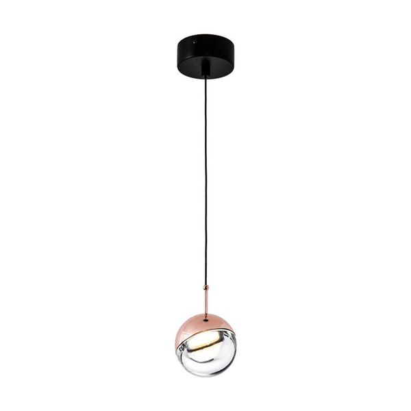 

pendant lamps postmodern fancy crystal led lamp single head bar restaurant light luxury chandelier rose gold copper bedroom bedside