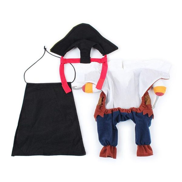 

cat costumes halloween dog small clothes cosplay pirate pet teddy autumn and winter clothing