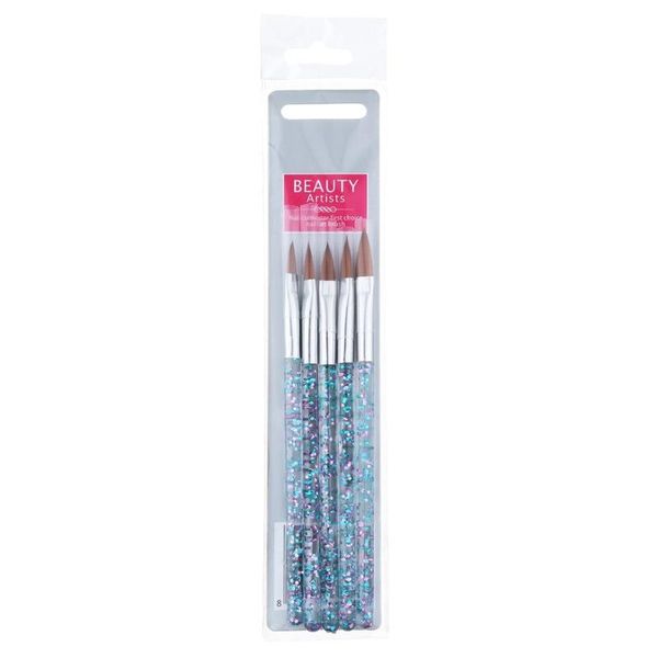 

nail art kits 5 pcs/set crystal brush arrow uv gel builder painting dotting pen carving tips manicure salon tools