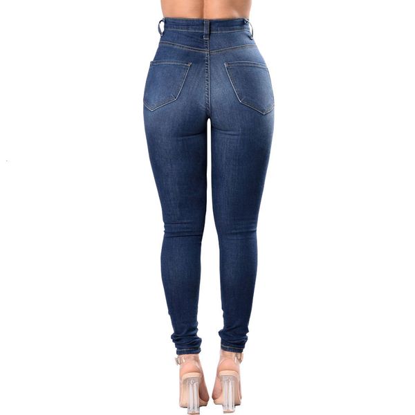 

women's jeans 1 fashion with holes 4uj7, Blue