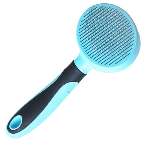 

dog grooming brush self cleaning slicker easily removes mats for kitten loose hair pet accessories