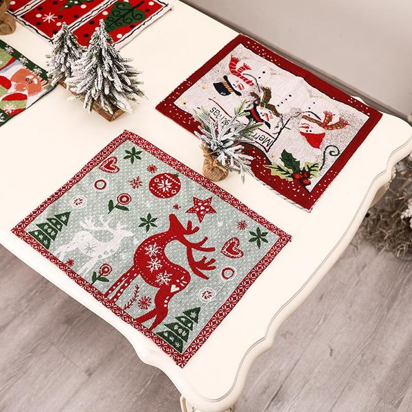 

christmas decorations 1pcs year 2022 merry placemat ornament decoration for home table decor nole xmas gifts navidad