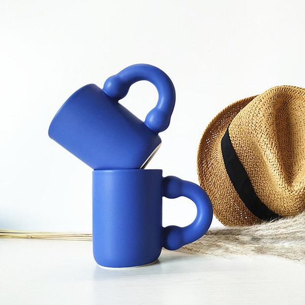 

creative ceramics mugs coffee mug large round handgrip milk tea office cups drinkware cute home decor the friend birthday gift 1