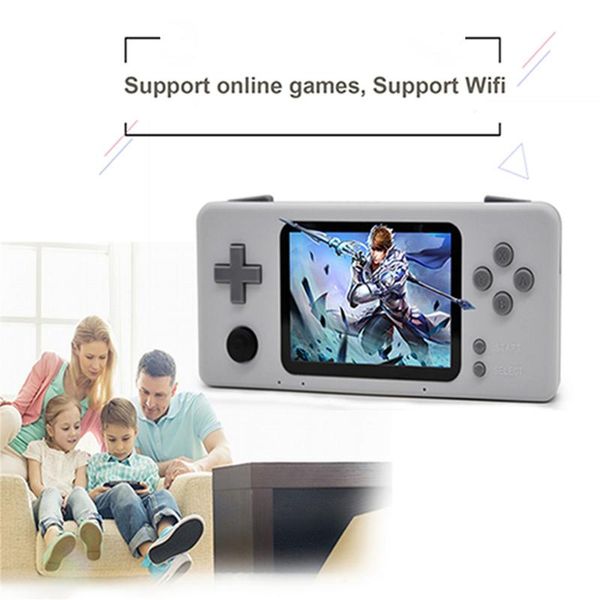 

game controllers & joysticks 3.2 inch ips rocker mini handheld retro console for raspberry pi cm3 15000+ games 3500mah battery support wifi