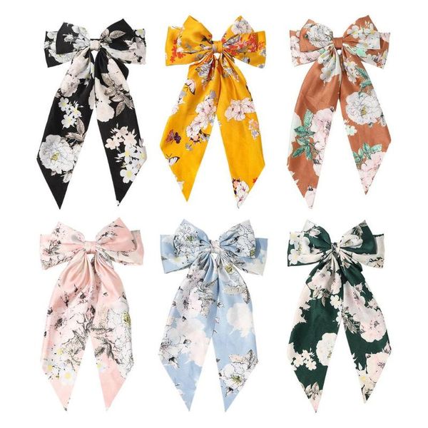 

hair clips satin bow ribbon clip silk bowknot hairpin for girls women