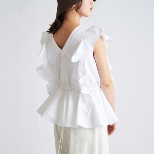 

women's blouses & shirts sweet ruffles flying sleeve woemn blouseo neck lace-up slim waist summer 2021 japan style solid elegant blusas, White