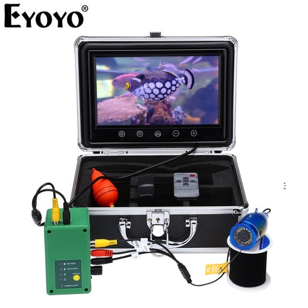 

eyoyo 9 inch 15m 1000tvl fish finder underwater ice fishing camera 15pcs white leds infrared lamps ip cameras