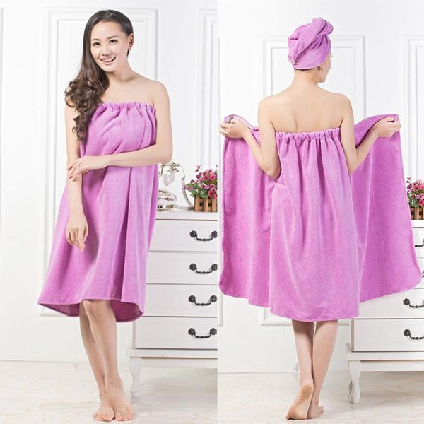 

towel bath big 70 * 140 microfiber suit super absorbent skirt dry hair cap