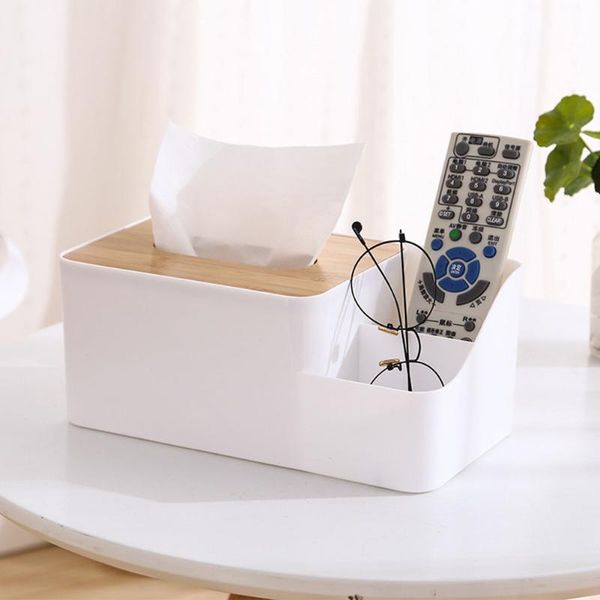 

tissue boxes & napkins 2 in 1 kitchen bamboo cover box living room multifunctional deskstorage home napkin cosmetics holder container mo