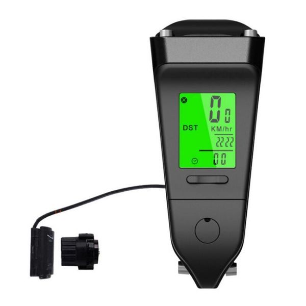 

bike computers 2021 mountain bicycle luminous waterproof mileage speedometer stem with code table wired odometer speeding alert satch