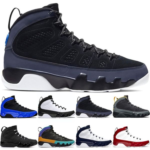 

wholesale basketball shoes 9s change the world 9 university gold gym red racer blue regon ducks mens trainers sports sneaker size 40-47, Black