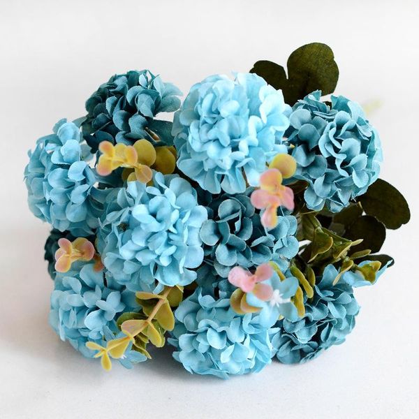 

decorative flowers & wreaths simulation flower 10 head ball chrysanthemum floral fake crafts home ornaments