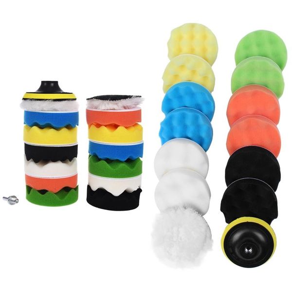 

care products 2 set polishing buffing pad auto car polishers and buffers wax set, a & b
