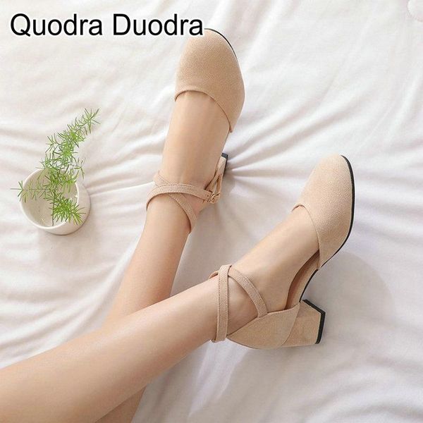 

dress shoes summer mary jane women's pumps square thick high heels shallow cover/pointed toe gentle office plus size 33-43, Black