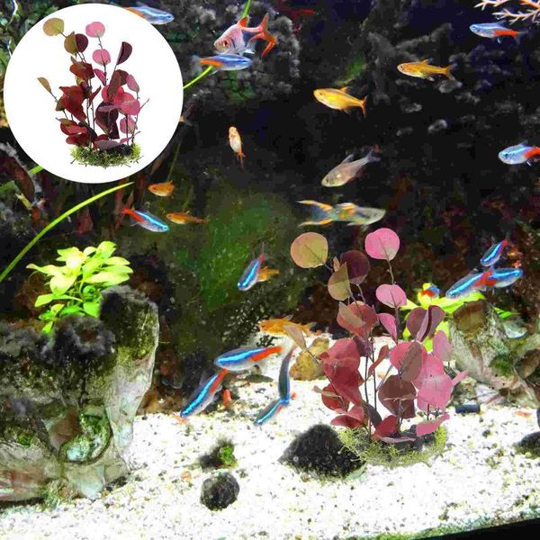 

decorations 1pc artificial aquatic plant resin aquarium landscaping decoration