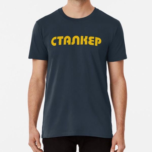 

men's t-shirts stalker t shirt tarkovsky sci fi movie russian, White;black