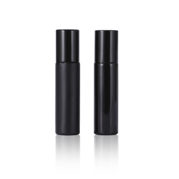 

10ml obsidian rollerball bottle semi-precious stone perfume essential oil massage stick storage bottles & jars