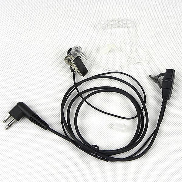 XQF 2-PIN Air Tube Voice PTT Mic Earpiece Para Motorola CB Rádio Walkie Talkie EP450 GP300 CP040 CP180 CP185 Transceptor Novo