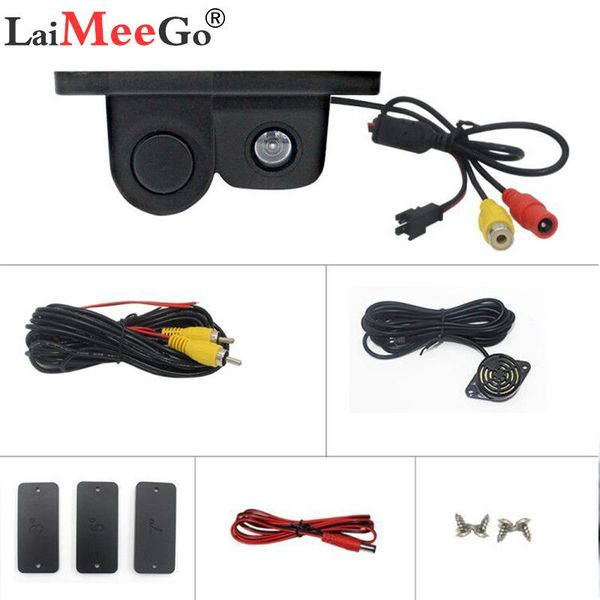 

car rear view cameras& parking sensors est design 2 in 1 visual intelligent camera with backup sensor radar system for assistance