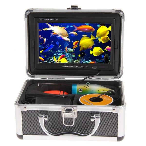 

underwater fish finder 15/30/50m cable 7'' hd 720p monitor video fishing camera system ip cameras