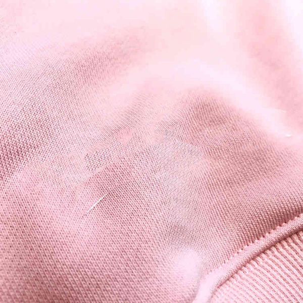 

2022 factory wholesale new model autumn and winter fashion family pink girl heart printed letter leisure sweet terry sweater, Black
