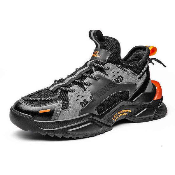 

2021 spring mesh shoes new men's fashion running lightweight ins dad