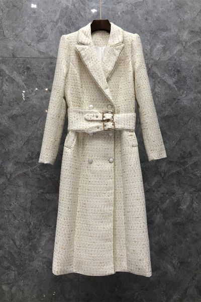 

niche fashion waist trimming slimming suit skirt womens clothing autumn and winter european goods new lightly mature long dress, White;black