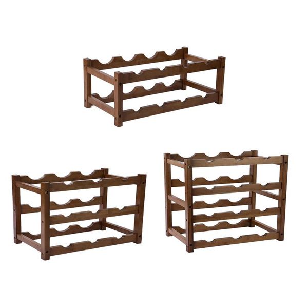 

tablewine racks modern bottle holder organizer display for pantry table top