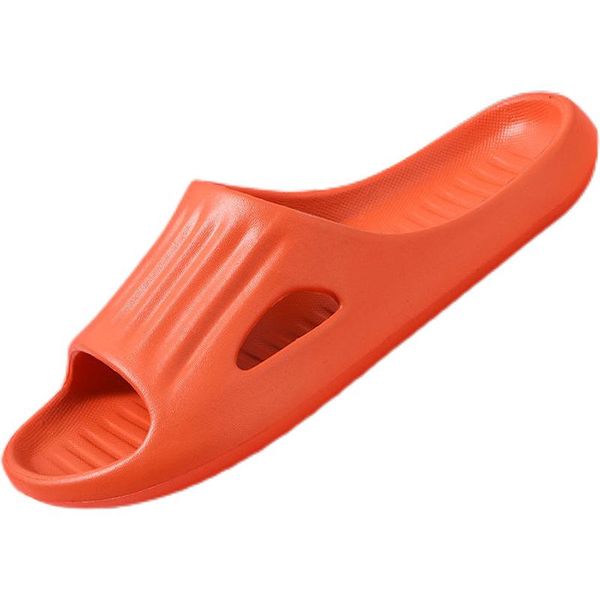 

slippers 2021women thick platform summer beach soft sole slide sandals leisure men ladies indoor bathroom anti-slip shoes, Black