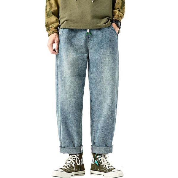 

men's jeans vintage plus size hip hop blue jean for mens denim pants men fashion trousers qnae