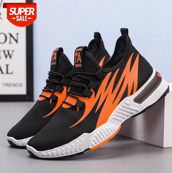 

sports shoes couple breathable korean style light running mesh casual #qs30