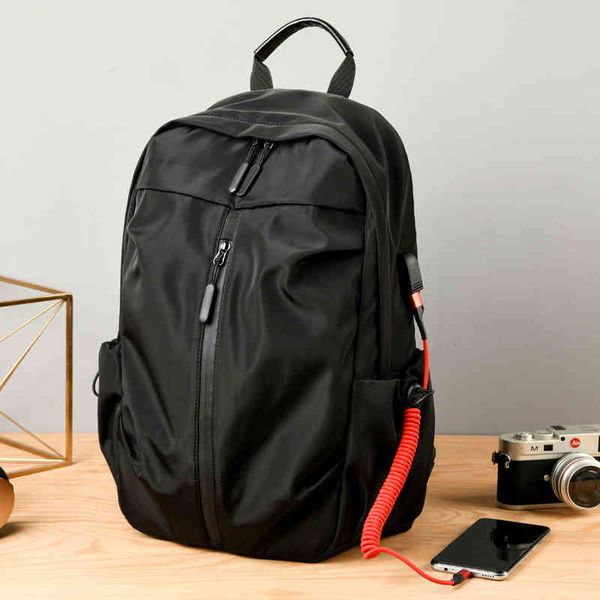 

leisure backpack men's backpack travel tide brand street simple schoolbag fashion trend computer bag travel