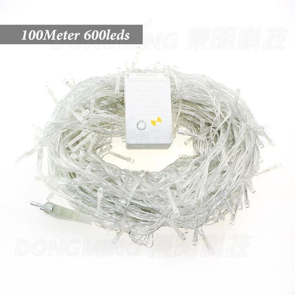 

strings led christmas lights 100m 600leds ac220v/110v string light for tree twinkle