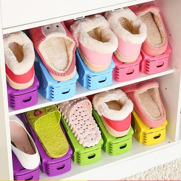 

clothing & wardrobe storage durable plastic shoe racks modern double cleaning shoes rack living room shoebox organizer adjustable stand shel