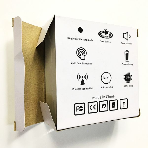 

wireless charging earphones bluetooth cell phone white headset earplugs earphone in-ear sports christmas touchable earplugs with pop-up wind