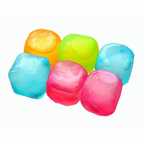 

ice mould color random drinking cube mold tray pp 6pcs/set whisky fruit kitchen baking cocktails buckets and coolers