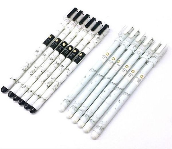 

gel pens 1pc fashion marbling erasable pen refills red blue ink black writing neutral creative drawing university stationery