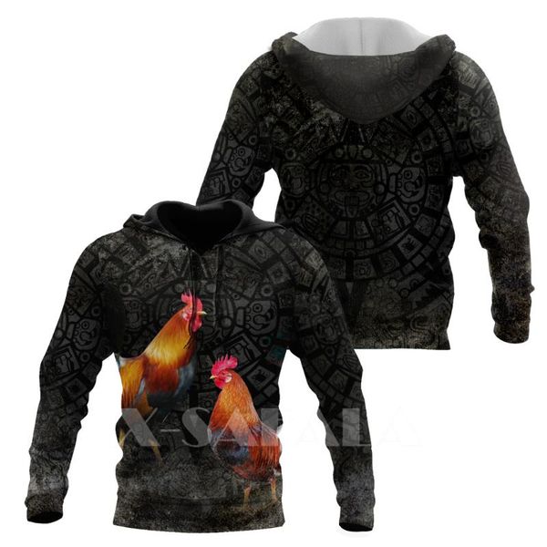 

men's hoodies & sweatshirts mexican rooster mexico art 3d printed hoodie man female zipper pullover sweatshirt hooded jersey streetwear, Black