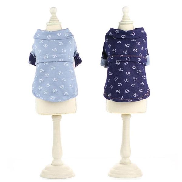 

dog apparel summer vest clothes stretch anchor shirt pet clothing xs s m l xl