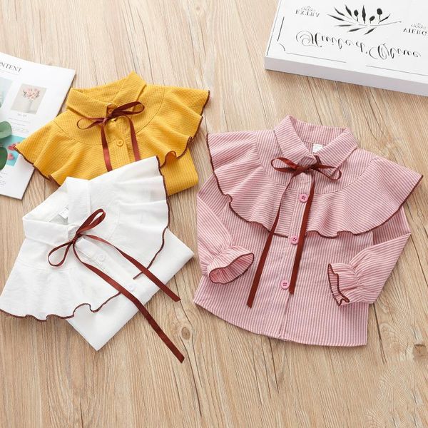 

girl's plain color shirt shirts, White;black