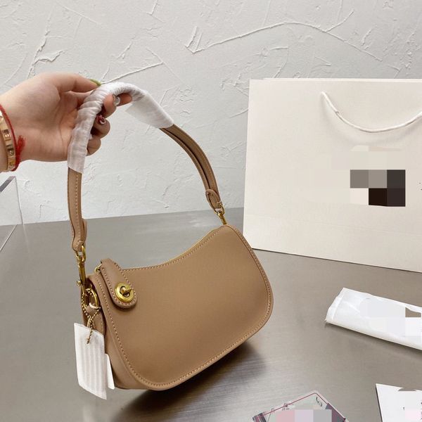 

luxurys designers bag 2021 new underarm leather hand crescent tooth bag ysj