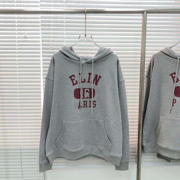 

gulinaza's same cel spring capsule series printed hoodie, Black