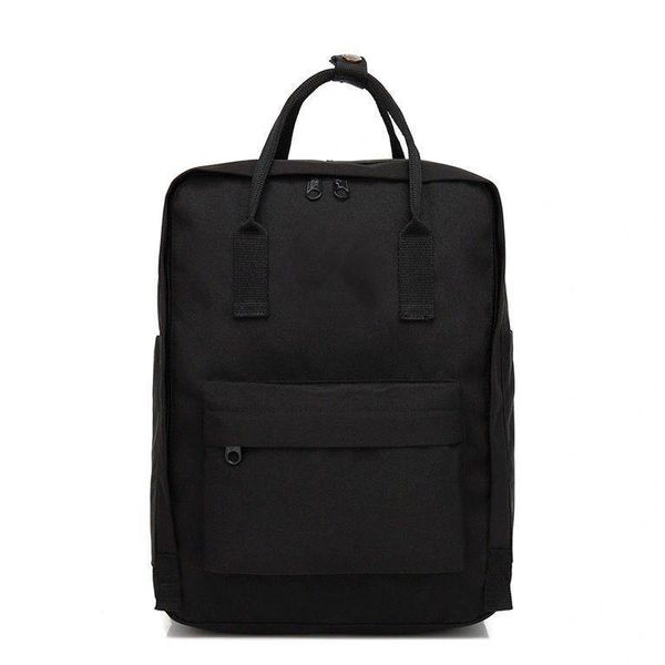 

backpack 2021 solid color outdoor school bag canvas travel couple shoulder