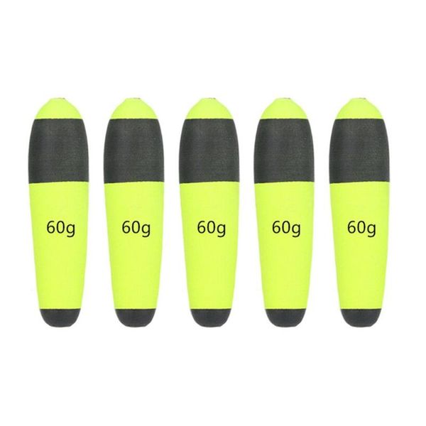 

fishing accessories 5pcs bright colored bobbers eva foam float drift sea rock floats