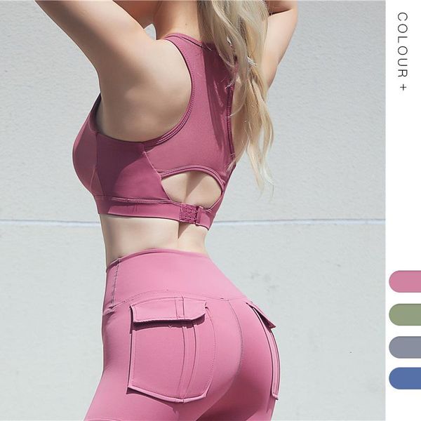 

gym clothing 2021 style network hong quan parcel -resistant push up sports underwear adjustable gauze joint running bra women's, White;black