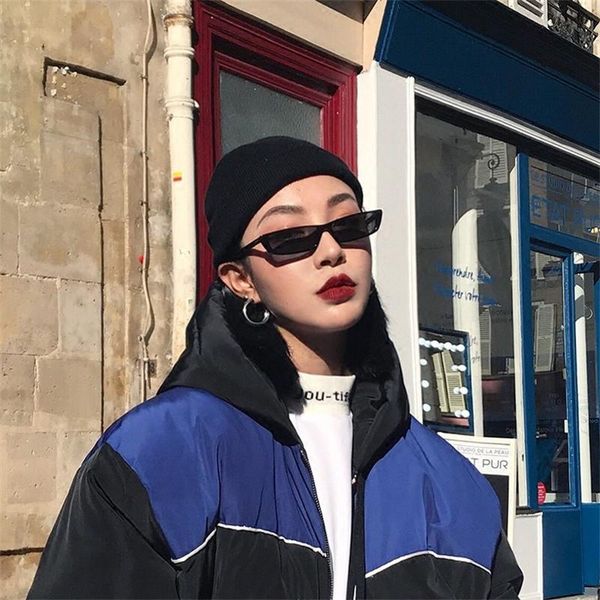 

sunglasses this is a rectangular with the same style gothic, White;black