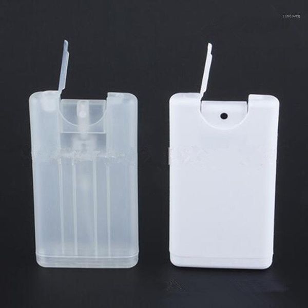 

perfume refillable spray bottle 20ml plastic box card moisturizing storage bottles & jars