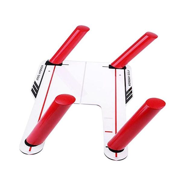 

golf training aids pc alignment trainer aid swing speed trap practice base 4 accessories tool